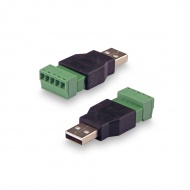 Переходник USB(male) - клеммная колодка винтовая