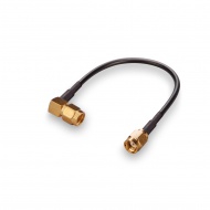 Пигтейл RP-SMA(male) - RP-SMA(male) прямой/угловой, длина 300 мм